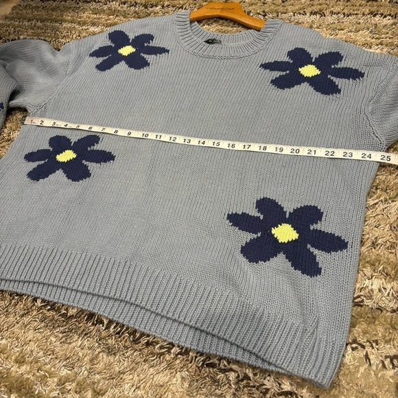 RAILS XXL Zoey Daisey Knit Flower Print Pullover Sweater - Picture 10 of 12